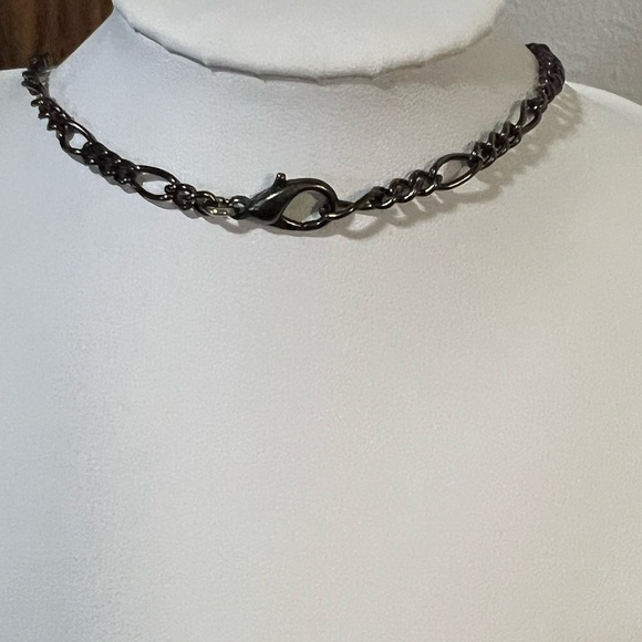 Mixit Cable Flower Collar Necklace - Picture 4 of 5